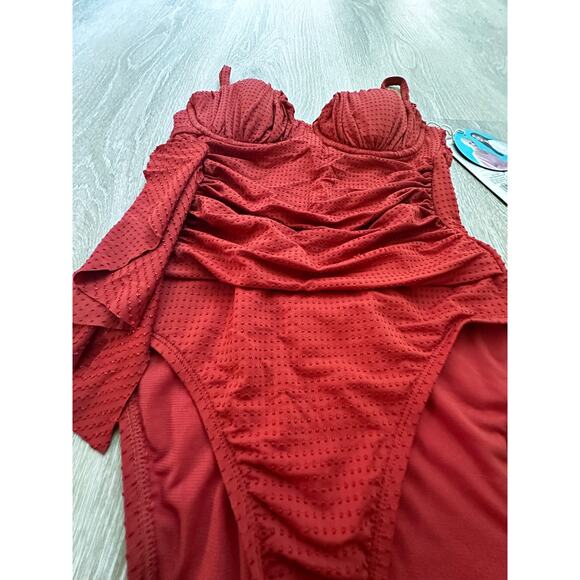 RHODE | One Piece Bathing‎ Suit | Red | NWT | SZ S (4-6) - Picture 4 of 7